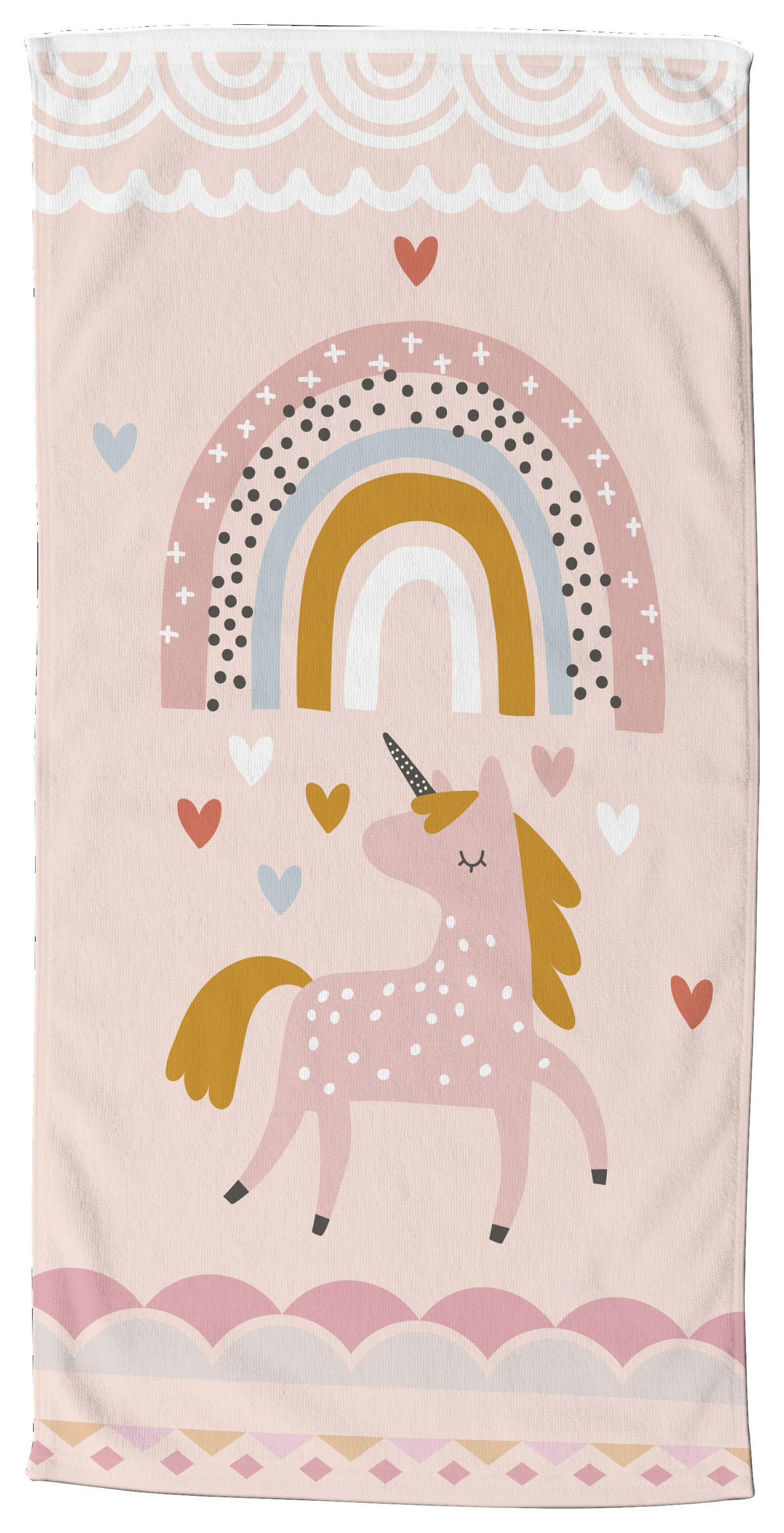 Strandtuch Unilove Multi Polyester B/L: ca. 75x150 cm Unilove - Multi (75,00/150,00cm) - Good Morning