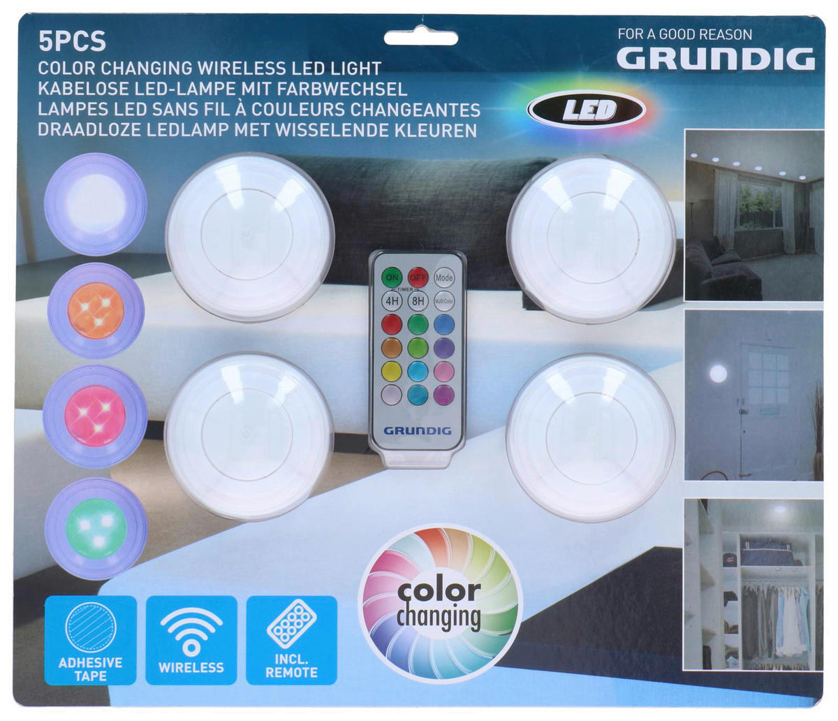 Grundig Spots B/H/L: ca. 6,9x2,9x6,9 cm LED-Spots_Grundig - (6,90/6,90/2,90cm) - Grundig