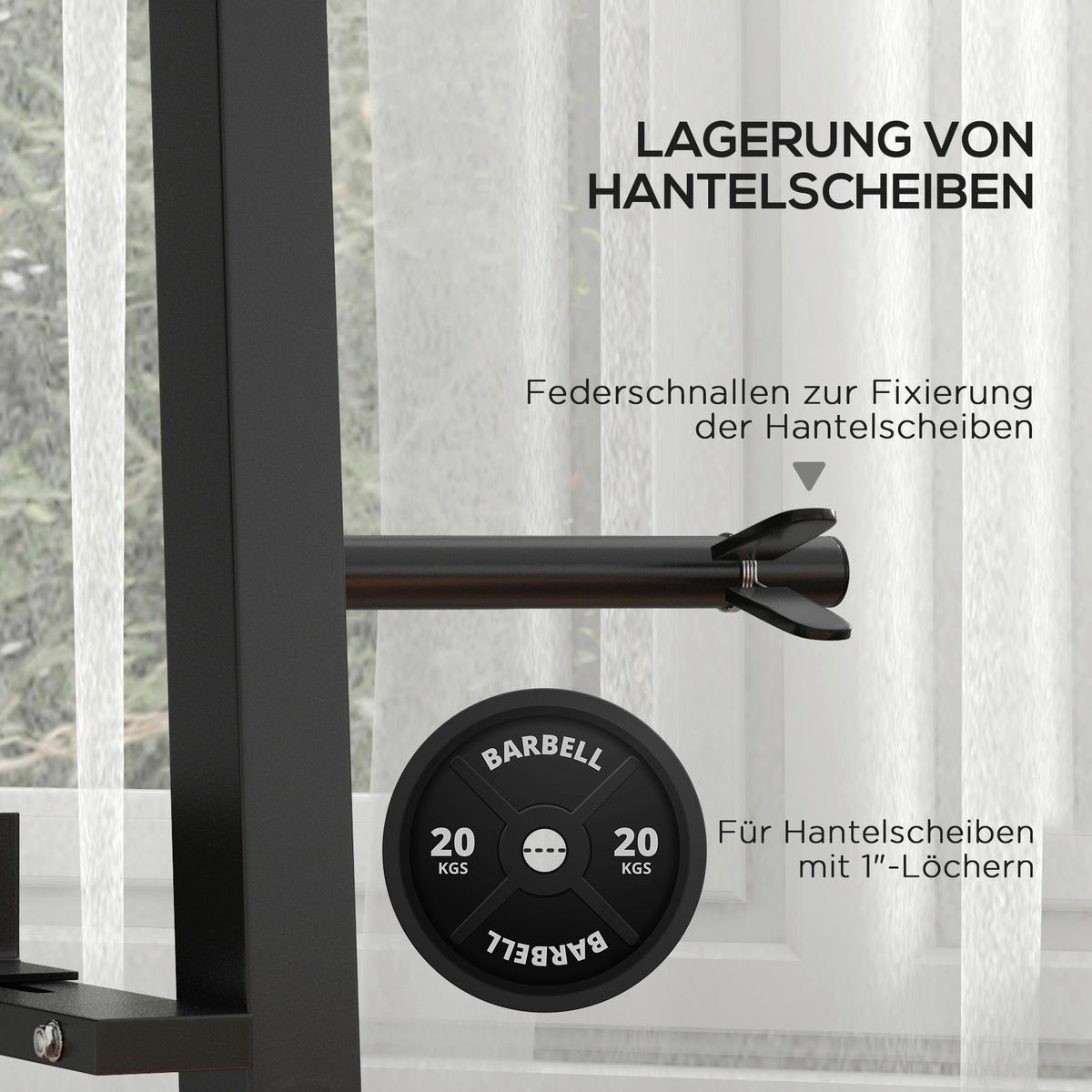 SPORTNOW Hantelständer schwarz Polypropylen B/H/L: ca. 75x131x80 cm Hantelständer - schwarz (80,00/75,00/131,00cm) - SPORTNOW