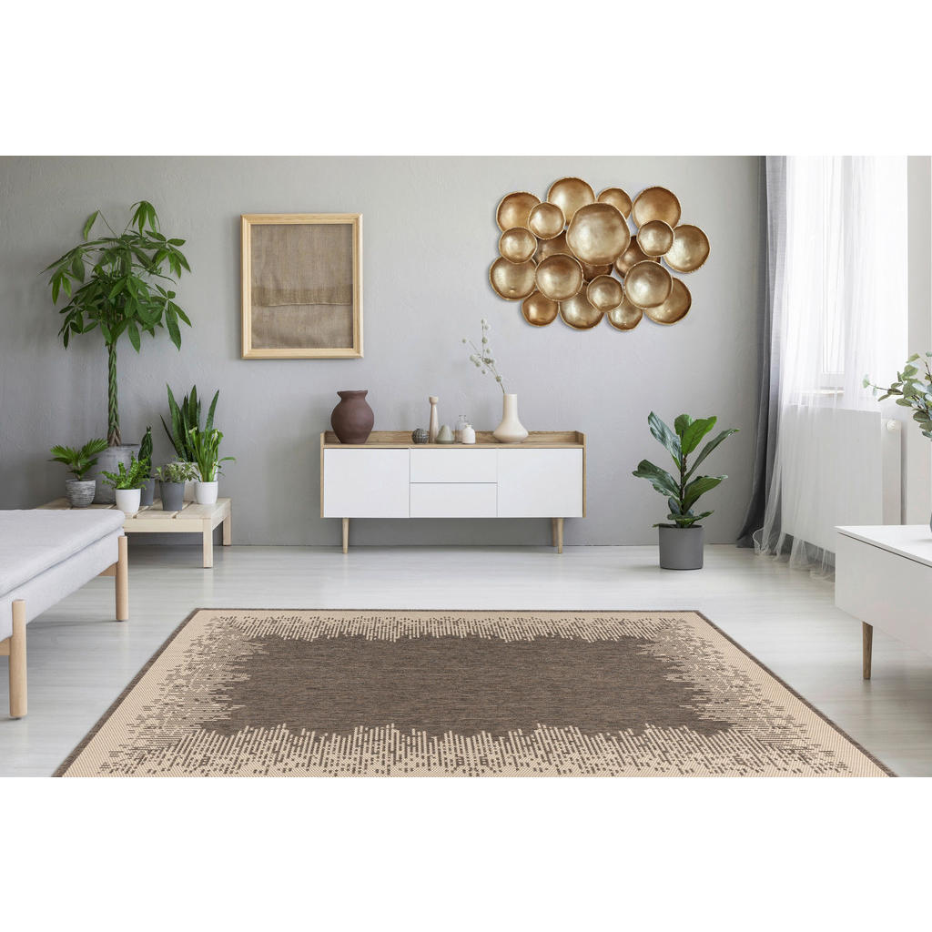 Thumbnail - 360Living Teppich Splash braun B/L: ca. 120x170 cm