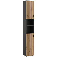 Badhochschrank Mone Basalt Nachbildung Artisan Oak Nachbildung B/H/T: ca. 30x192x30 cm Mone - Basalt (30,00/192,00/30,00cm) - xonox.home