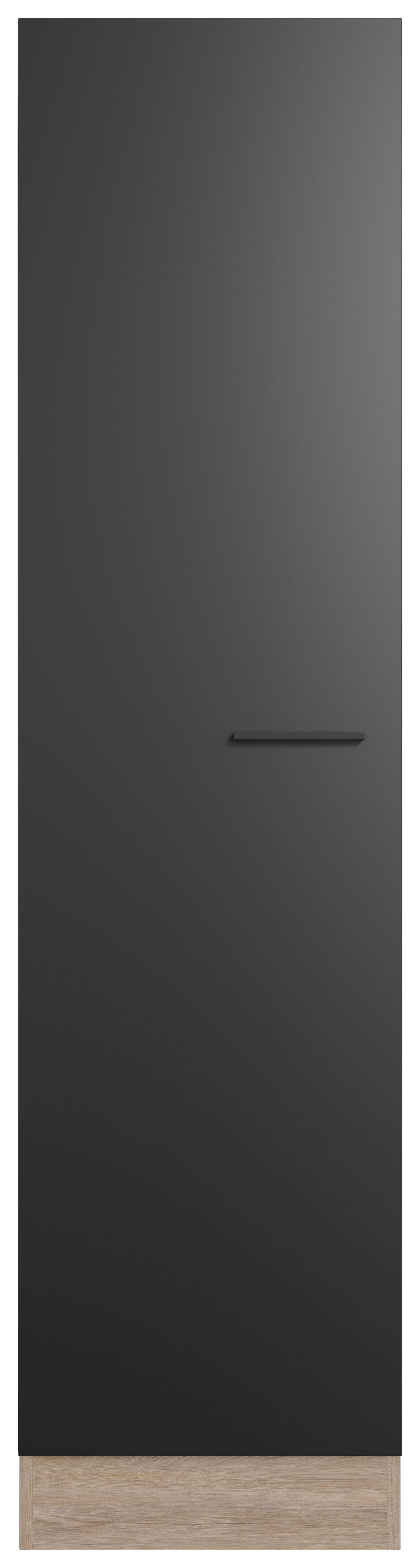 Unterschrank Capri schwarz matt B/H/T: ca. 50x200x57 cm Capri - schwarz/Oak (50,00/200,00/57,00cm) - Flex-Well