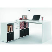 Schreibtisch  weiß B/H/T: ca. 136x74x66,5 cm Lexo_Schreibtisch 353-001 - weiß (136,00/74,00/66,50cm)