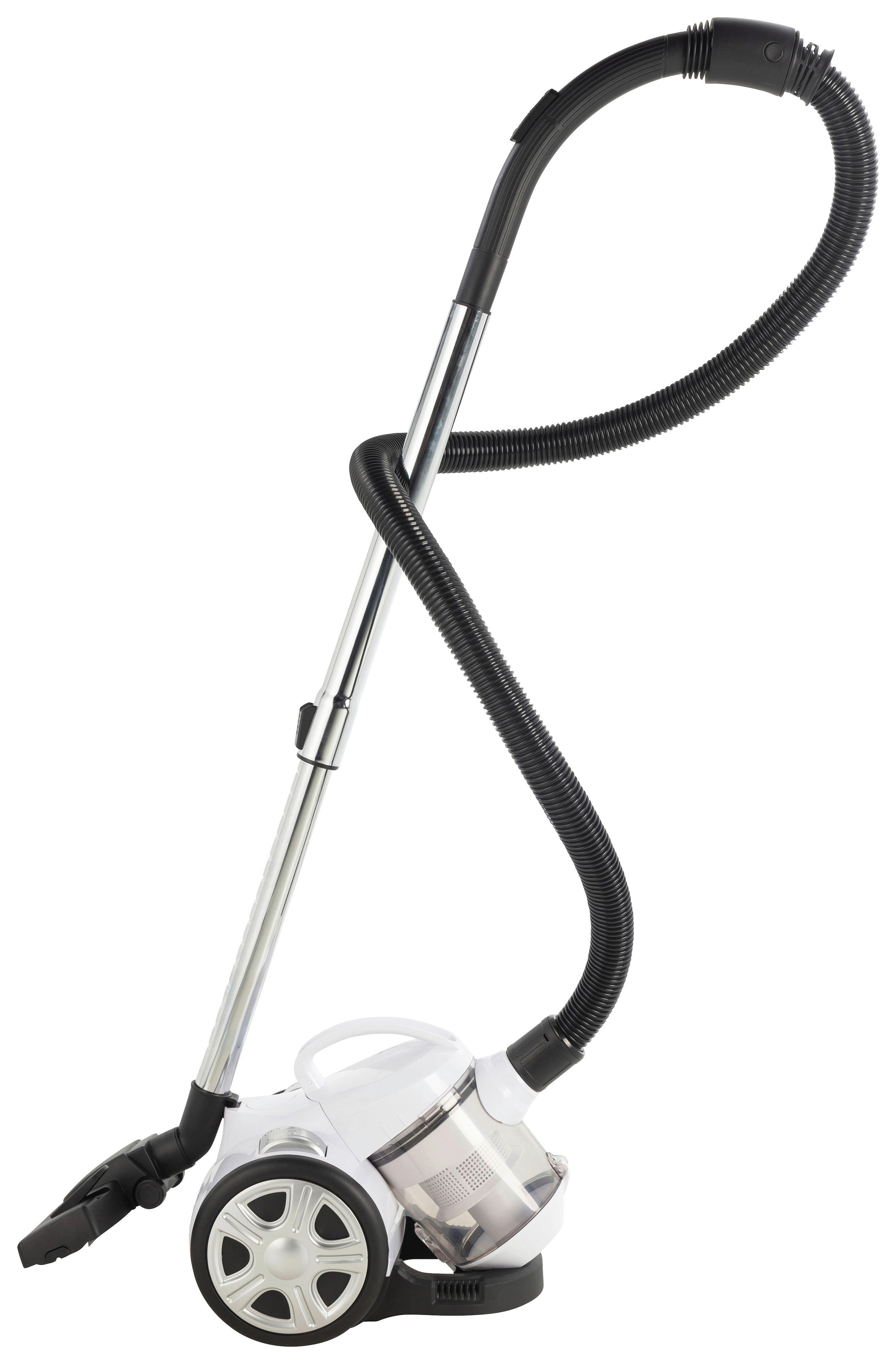 POCOline Bodenstaubsauger silber weiß Kunststoff Metall B/H/L: ca. 23x26x33 cm Bodenstaubsauger_Triton - weiß/silber (33,00/23,00/26,00cm) - POCOline