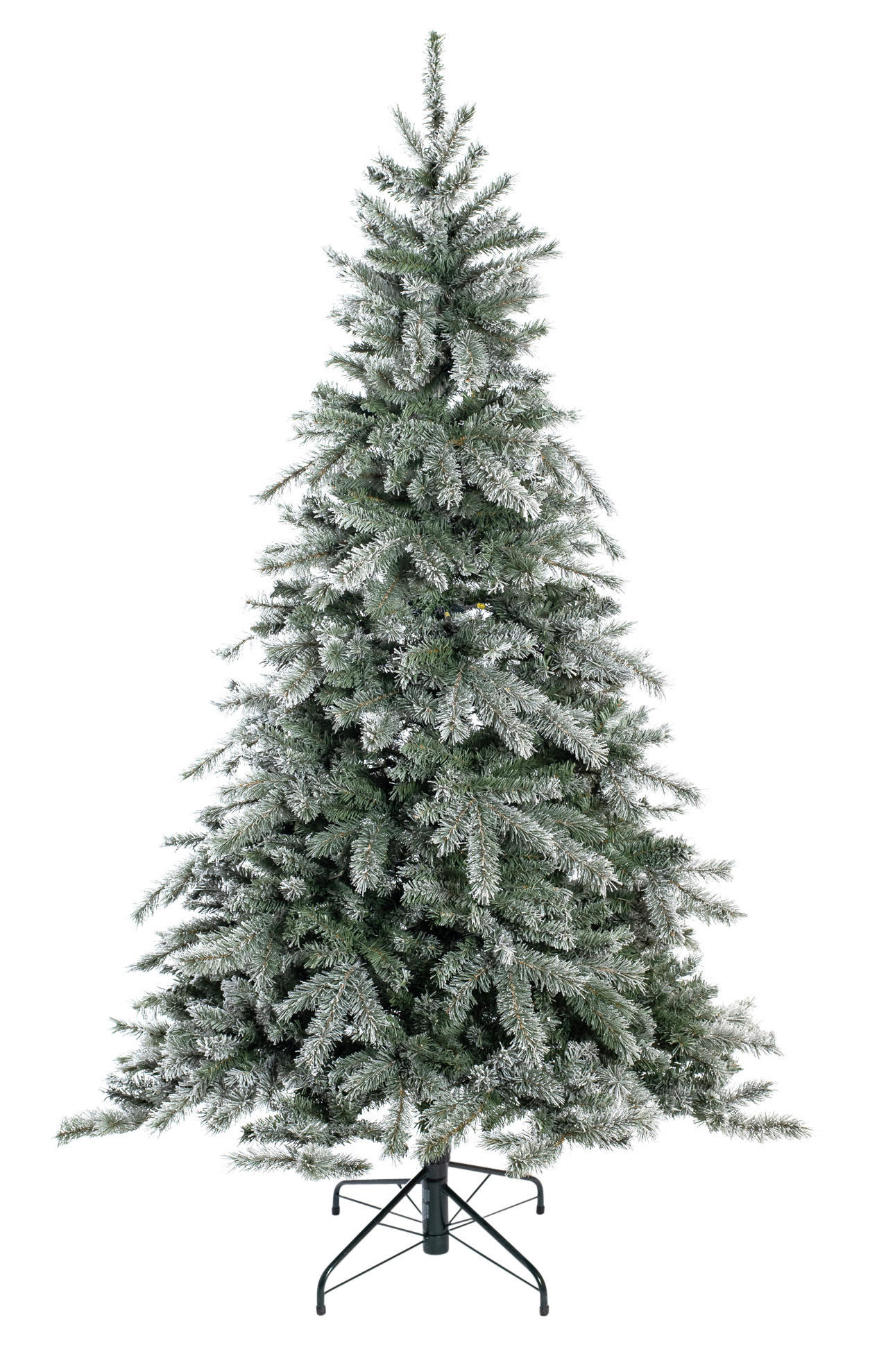 Evergreen Weihnachtsbaum Fichte Frost grün PVC H/D: ca. 180x117 cm