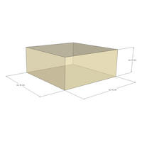 Grasekamp Schutzhülle für Loungehocker grau Polyester-Mischgewebe B/H/L: ca. 81x23x81 cm Schutzhülle_Loungehocker - grau (81,00/81,00/23,00cm) - Grasekamp