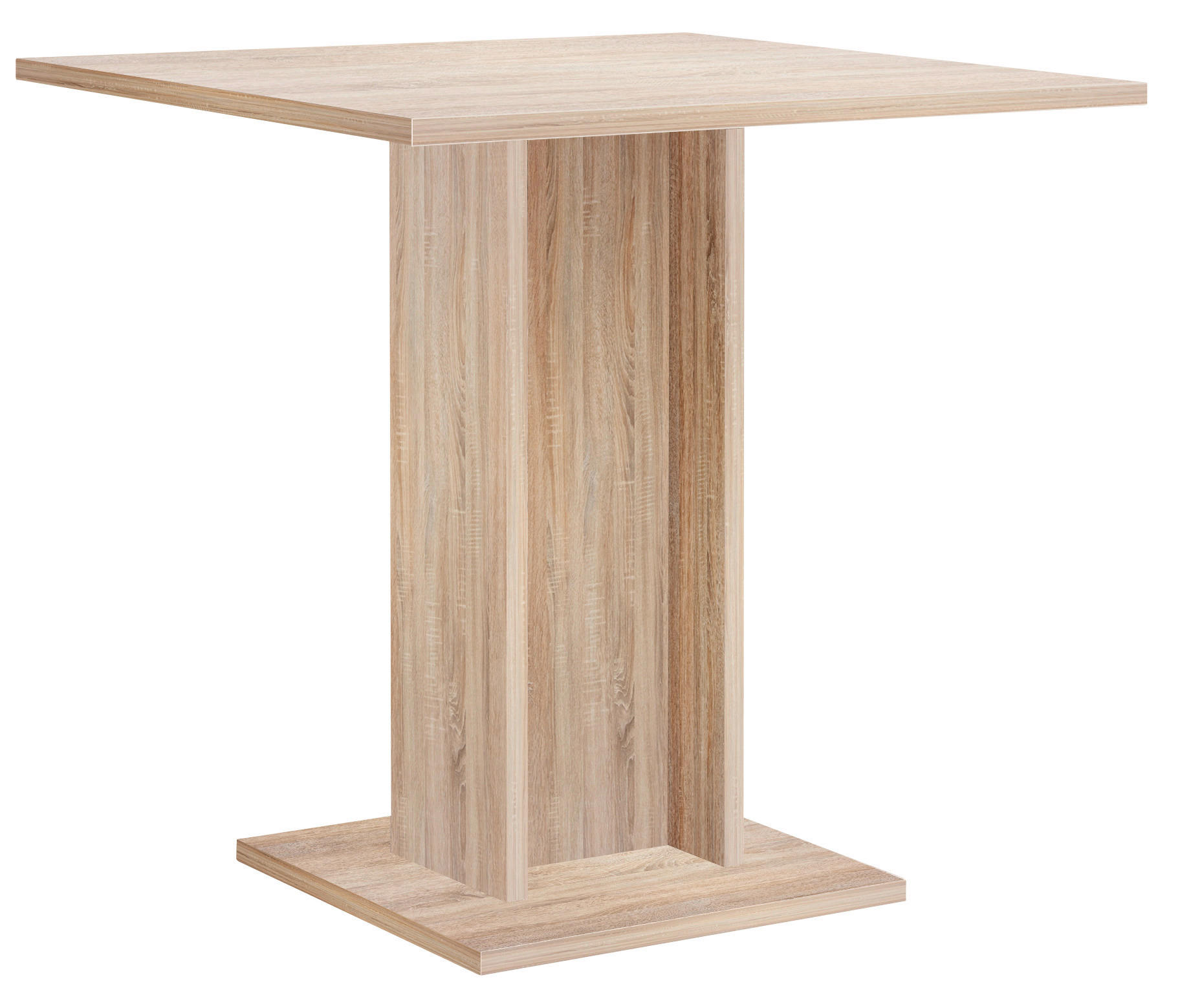 Esstisch Christina Eiche Sonoma Nachbildung B/H/T/S: ca. 80x75x80x2,2 cm Christina - Eiche (80,00/75,00/80,00cm)