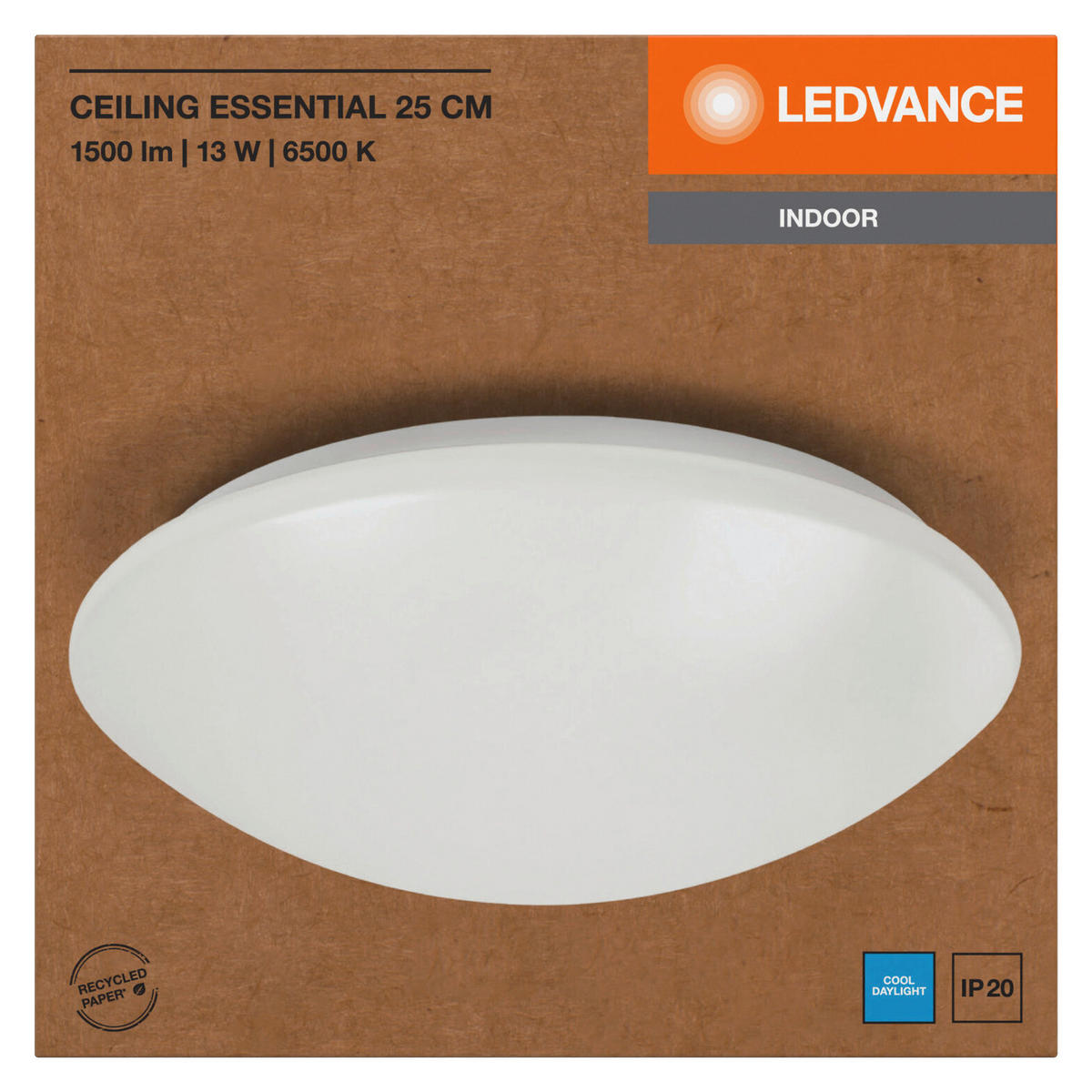 LEDVANCE Deckenleuchte weiß Kunststoff LED-Deckenleuchte_Essential - weiß - LEDVANCE