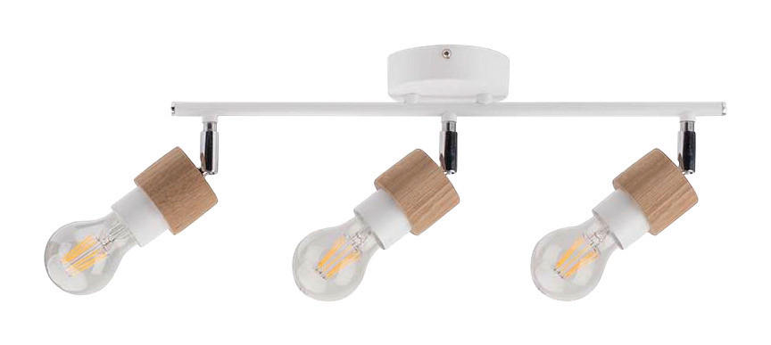 SPOT Light Deckenleuchte Marjolaine, Beweglicher Spot, aus Eichenholz, Nachhaltig mit FSC-Zertifikat, passende LM E27/exclusive, Made in EU