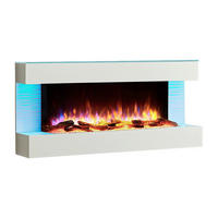 Balderia Wandkamin Helia weiß MDF B/H/T: ca. 127x60x25 cm Elekt.-Kamin Helia EF197A-MT197D - weiß (127,00/60,00/25,00cm) - Balderia