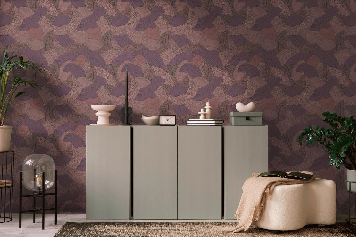 A.S.Création Vliestapete rot B/H/D: ca. 53x1005x9,2 cm Vliestapete - rot (9,20/1005,00cm) - A.S.Creation