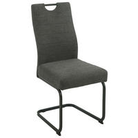 anthrazit schwarz Microfaser Metall B/H/T: ca. 59,5x98x44 cm Finni - schwarz/anthrazit (59,50/98,00/44,00cm)