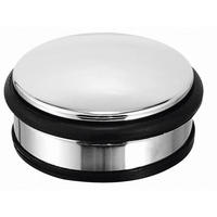 Axentia Türstopper silber Edelstahl B/H/L: ca. 10x4,5x10 cm Türstopper flach - silber (10,00/10,00/4,50cm) - Axentia