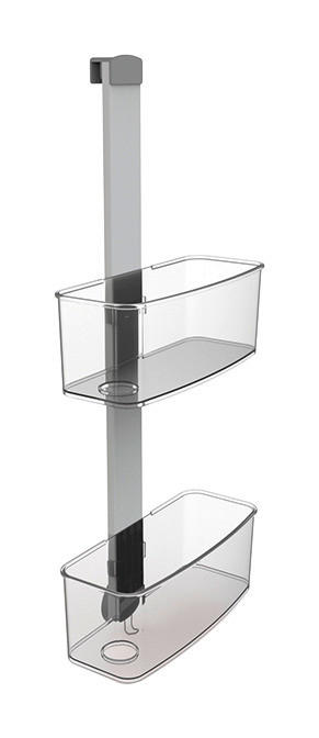 Dusch-Hängeregal grau Kunststoff Dusch-Hängeregal - grau - Weinberger