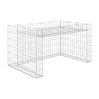 VidaXL Rasenmähergarage Rasenmähergarage - silber - VidaXL