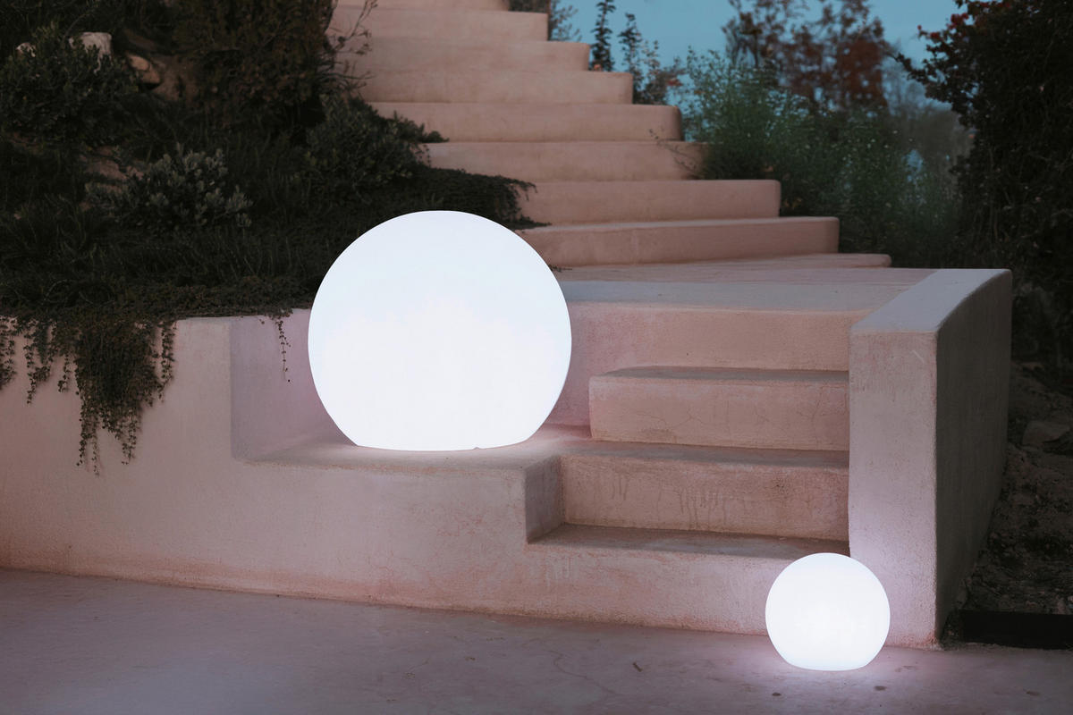 NewGarden LED-Leuchtkugel transparent Polyethylen B/H/L: ca. 50x44x50 cm BULY 50 - transparent (50,00/50,00/44,00cm) - NewGarden