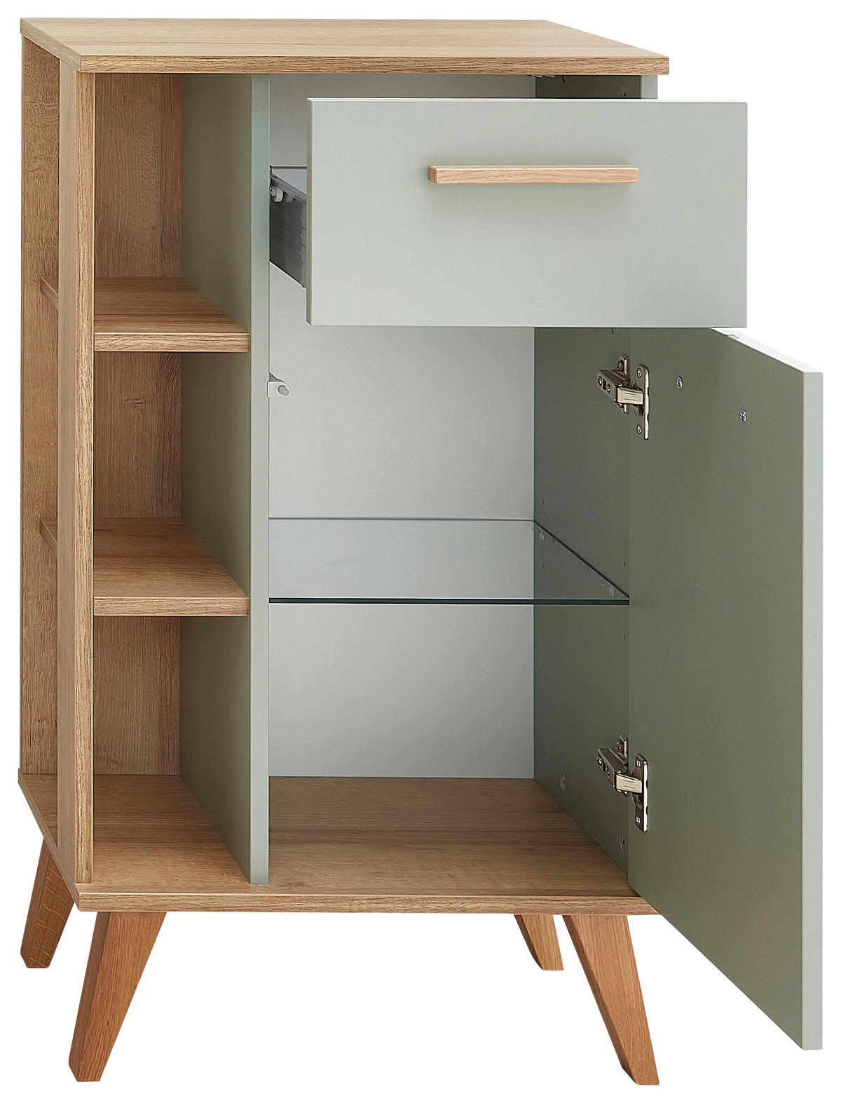 Unterschrank Quickset 963 salbei Nachbildung Eiche Riviera Nachbildung B/H/T: ca. 50,5x89,5x33 cm Quickset 963 - Eiche/salbei (50,50/89,50/33,00cm) - Pelipal