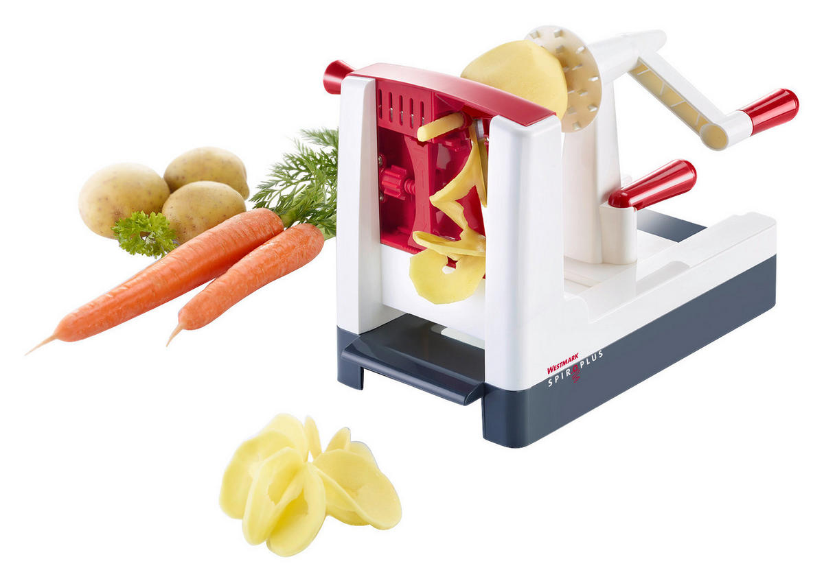 Westmark Gemüseschneider Spiro Plus weiß Kunststoff Spiro Plus - weiß - Westmark