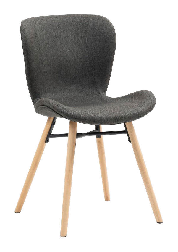 Stuhl Florenz anthrazit Microfaser B/H/T: ca. 47x80x52 cm Florenz - anthrazit (47,00/80,00/52,00cm)
