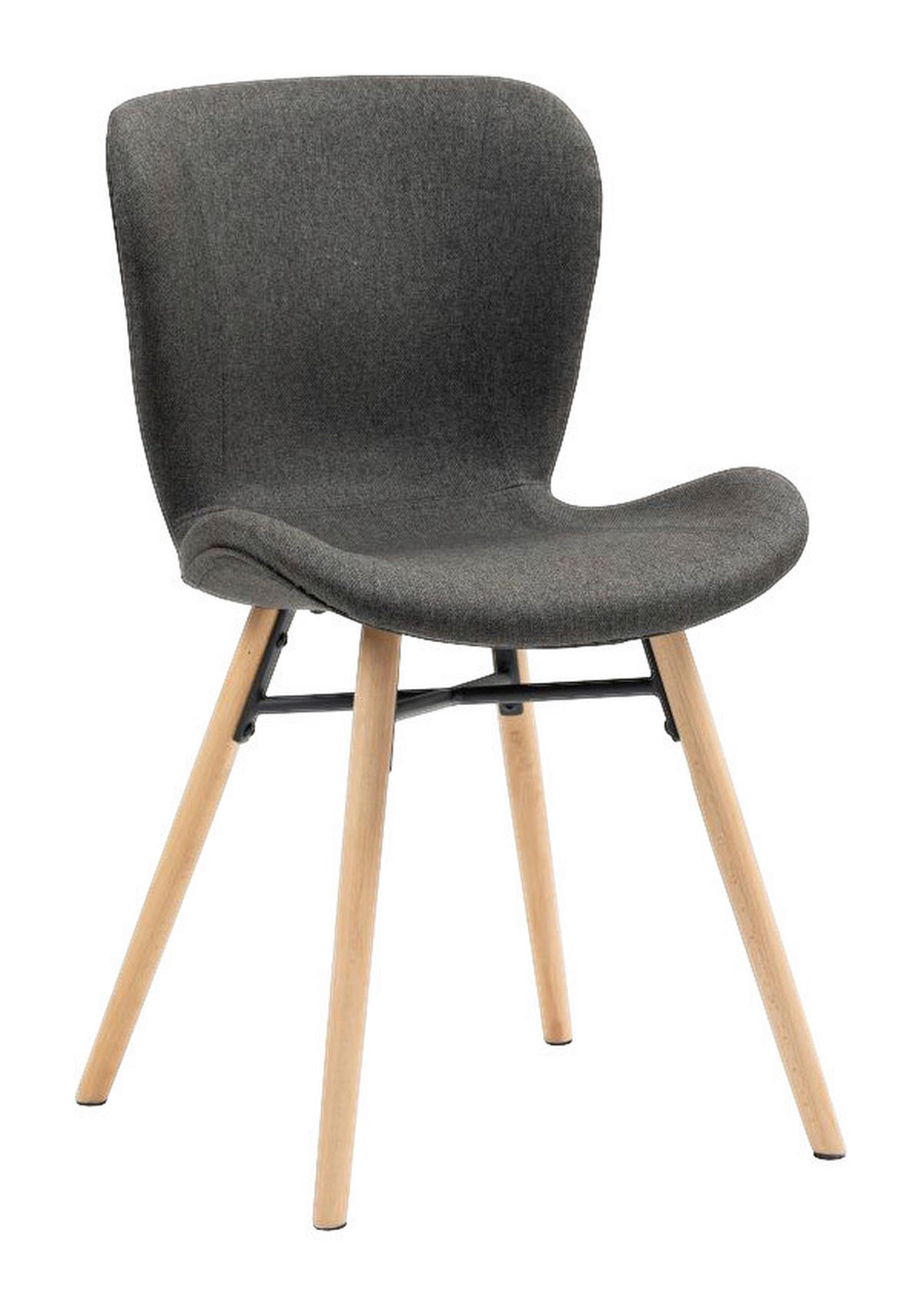 Stuhl Florenz anthrazit Microfaser B/H/T: ca. 47x80x52 cm Florenz - anthrazit (47,00/80,00/52,00cm)