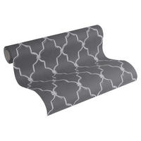 A.S.Creation Vliestapete Black & White Barock grau B/L: ca. 53x1005 cm Black & White - grau (53,00/1005,00cm) - A.S.Creation