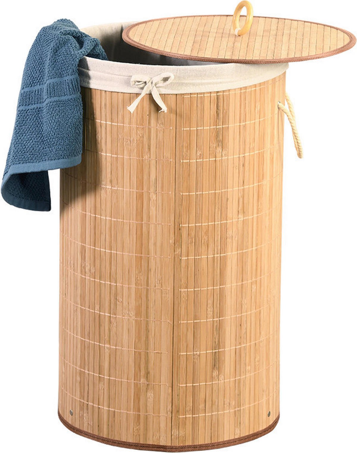 Kesper Wäschesammler braun Polyester B/H/L: ca. 31x4x61 cm Wäschesammler - braun (61,00/31,00/4,00cm) - Kesper