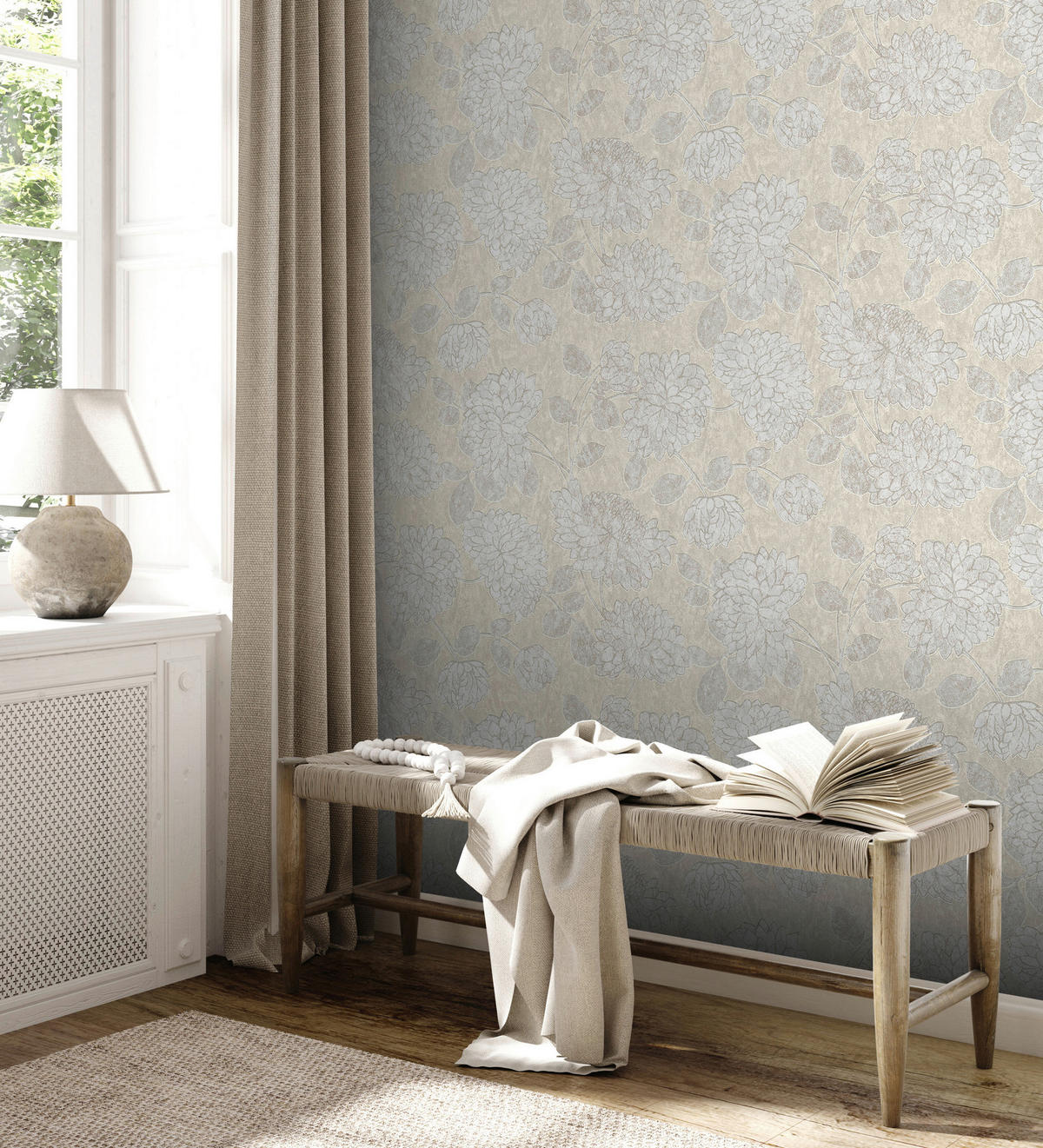 A.S.Creation Vliestapete Attractive 2 Floral beige B/L: ca. 53x1005 cm Attractive 2 - beige (53,00/1005,00cm) - A.S.Creation