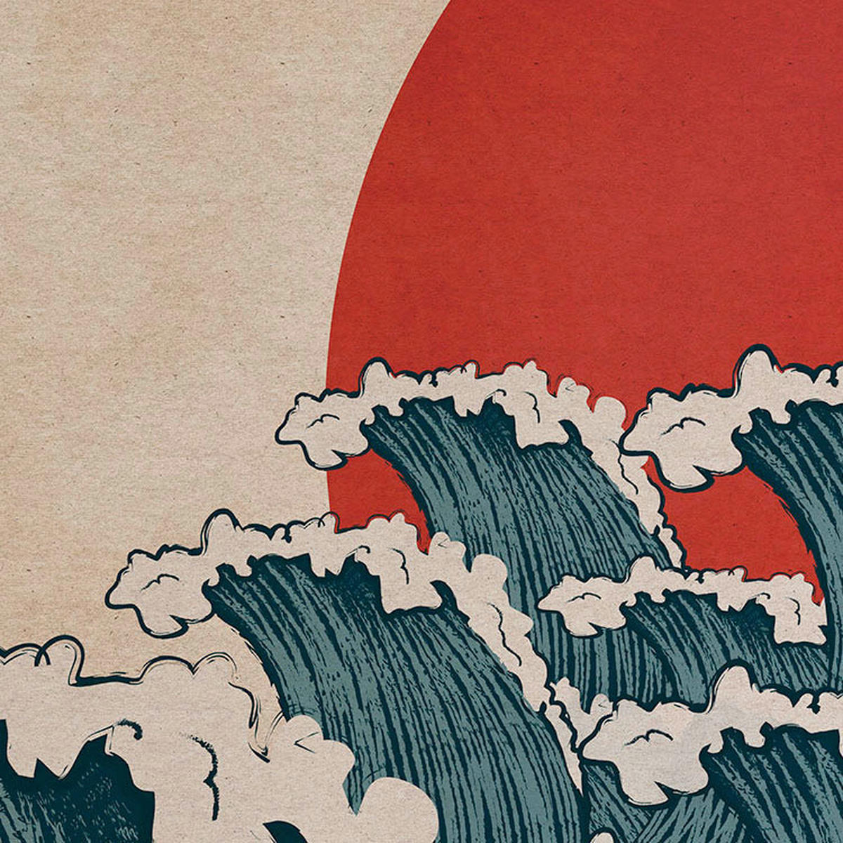 Komar Fototapete Nami B/L: ca. 300x280 cm Nami - (300,00/280,00cm) - Komar