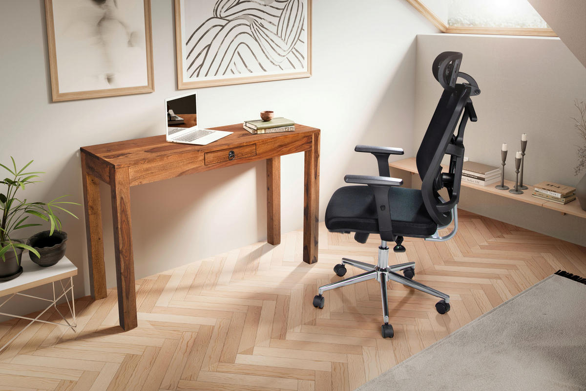 Schreibtisch B/H/T: ca. 118x76x40 cm Schreibtisch - (118,00/76,00/40,00cm) - Wohnling