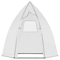 Outsunny Gewächshaus B/H/L: ca. 140x180x160 cm Gewächshaus - weiß (160,00/140,00/180,00cm) - Outsunny