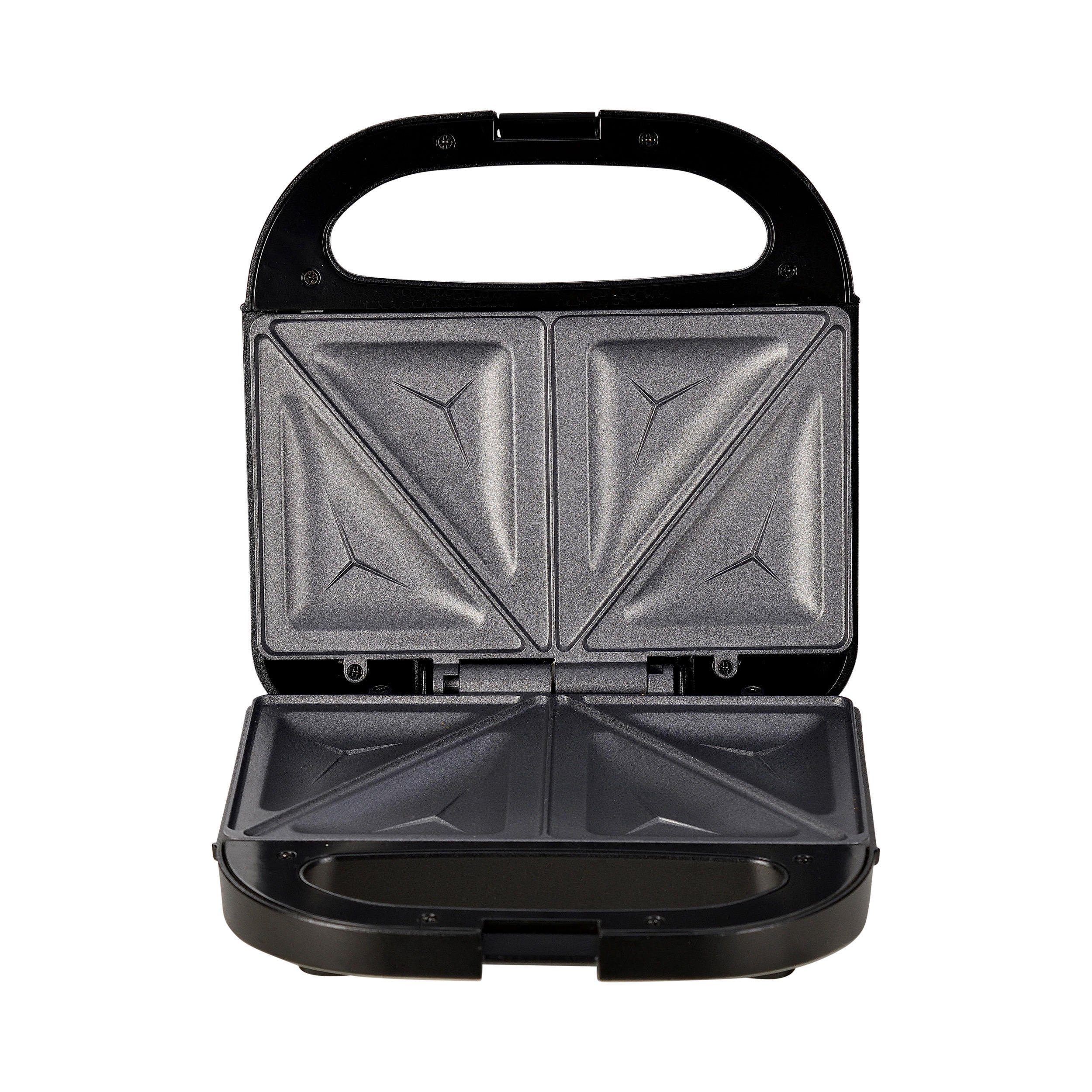SWISS HOME Sandwichmaker schwarz Edelstahl B/H/L: ca. 11,5x24,5x24 cm PETIT - schwarz (24,00/11,50/24,50cm) - SWISS HOME