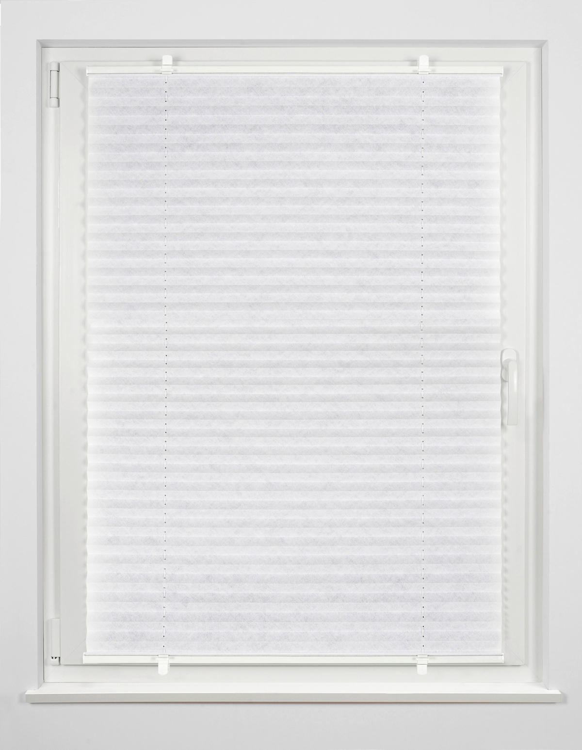 Klemmplissee weiß B/L: ca. 70x130 cm Basic_Klemmplissee_Promo - weiß (70,00/130,00cm)