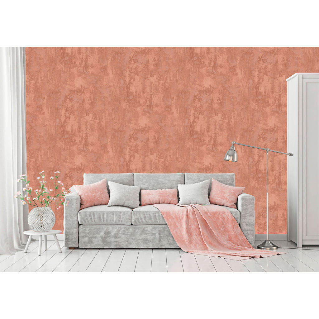 Thumbnail - UGEPA Vinyltapete Putzoptik bronze B/L: ca. 53x1005 cm