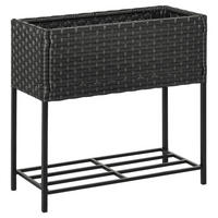 Outsunny Hochbeet B/H/T: ca. 70x72x30 cm Hochbeet MH867-038 - braun (70,00/72,00/30,00cm) - Outsunny