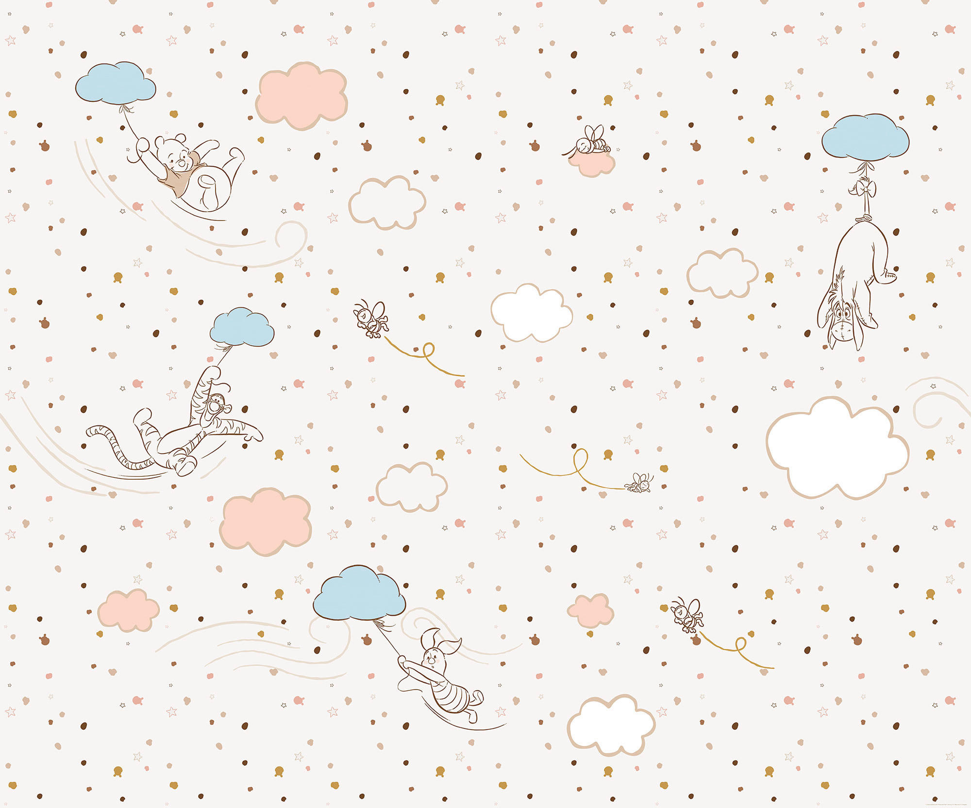 Komar Fototapete Winnie the Pooh Wind Dance B/L: ca. 300x250 cm Winnie the Pooh Wind Dance - (300,00/250,00cm) - Komar