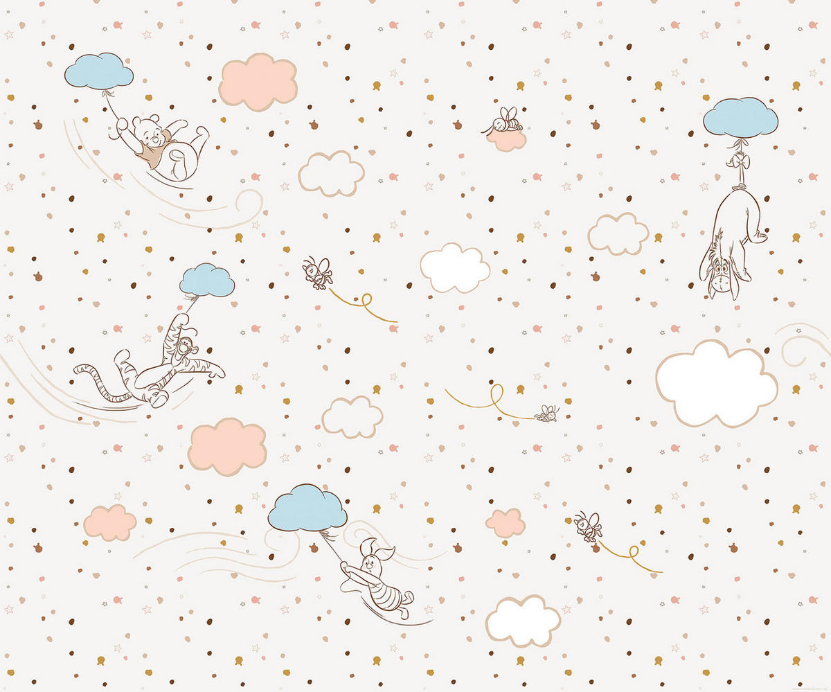 Komar Fototapete Winnie the Pooh Wind Dance B/L: ca. 300x250 cm Winnie the Pooh Wind Dance - (300,00/250,00cm) - Komar