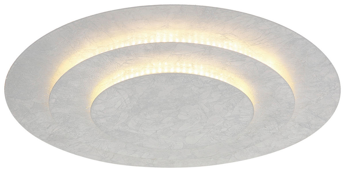 GLOBO LED-Deckenleuchte Heda 48465-40S silber Metall H/D: ca. 7x49 cm Heda - silber (49,00/7,00cm) - GLOBO