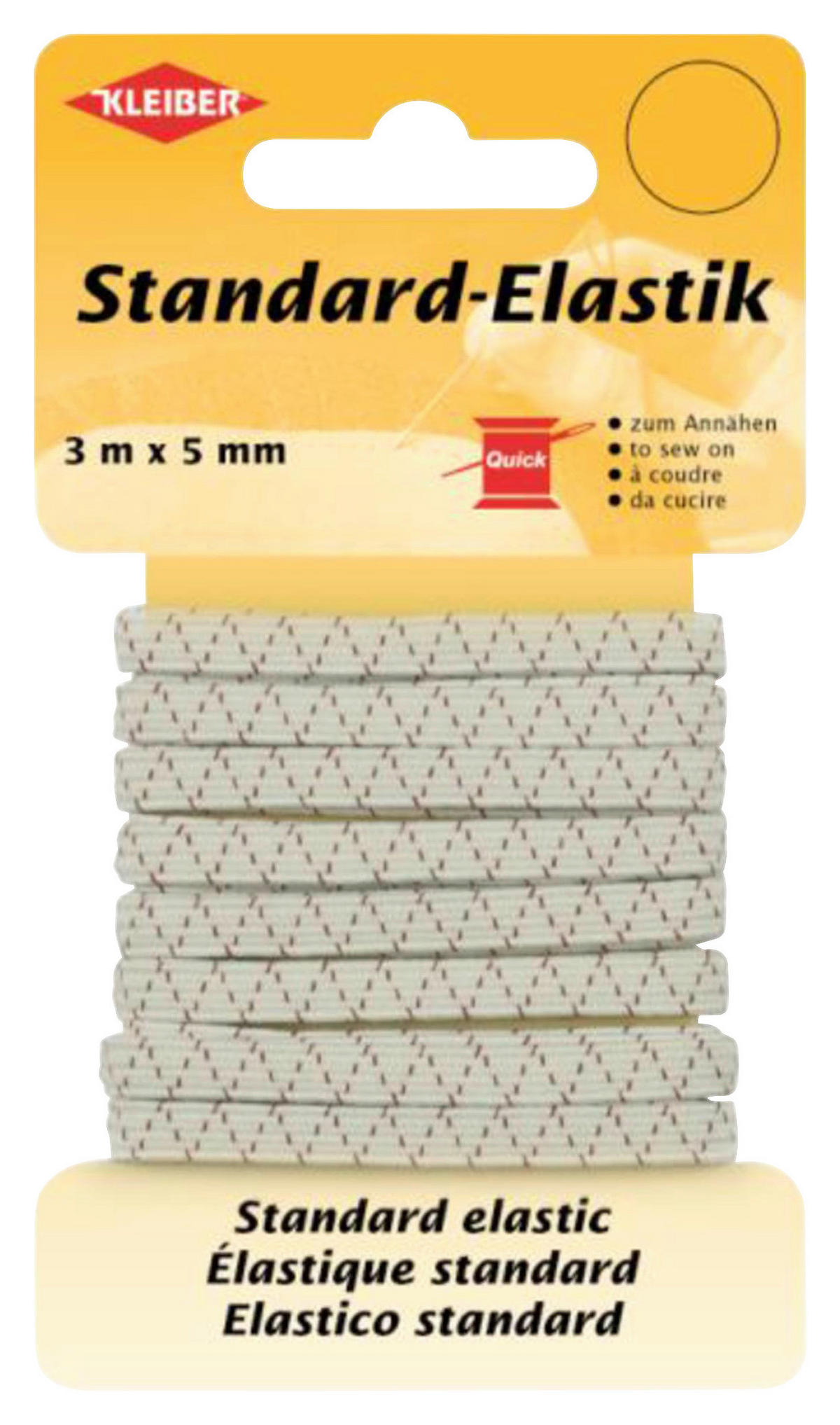 Kleiber Standard-Elastic-Band Standard-Elastic-Band_Kleiber - weiß (0,50/300,00cm) - Kleiber