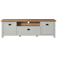 TV-Lowboard Landside Lichtgrau Eiche Artisan Nachbildung B/H/T: ca. 171x53x41 cm Landside - Lichtgrau/Eiche (171,00/53,00/41,00cm) - Trendteam