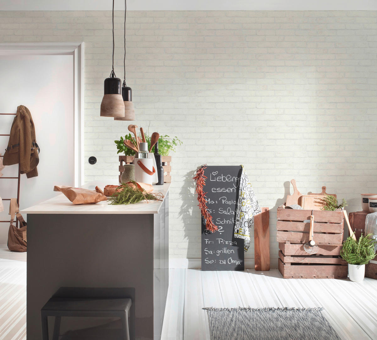 A.S.Creation Vliestapete Best of Wood`n Stone 2nd Edition Steine weiß B/L: ca. 53x1005 cm Best of Wood`n Stone 2nd Edition - weiß (53,00/1005,00cm) - A.S.Creation