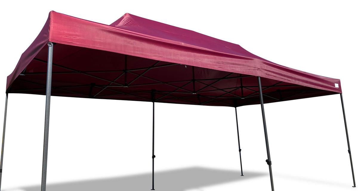 Grasekamp Ersatzdach Faltpavillon Modena Premium Line bordeaux Polyester-Mischgewebe B/H/L: ca. 290x200x570 cm Modena Premium Line - bordeaux (570,00/290,00/200,00cm) - Grasekamp