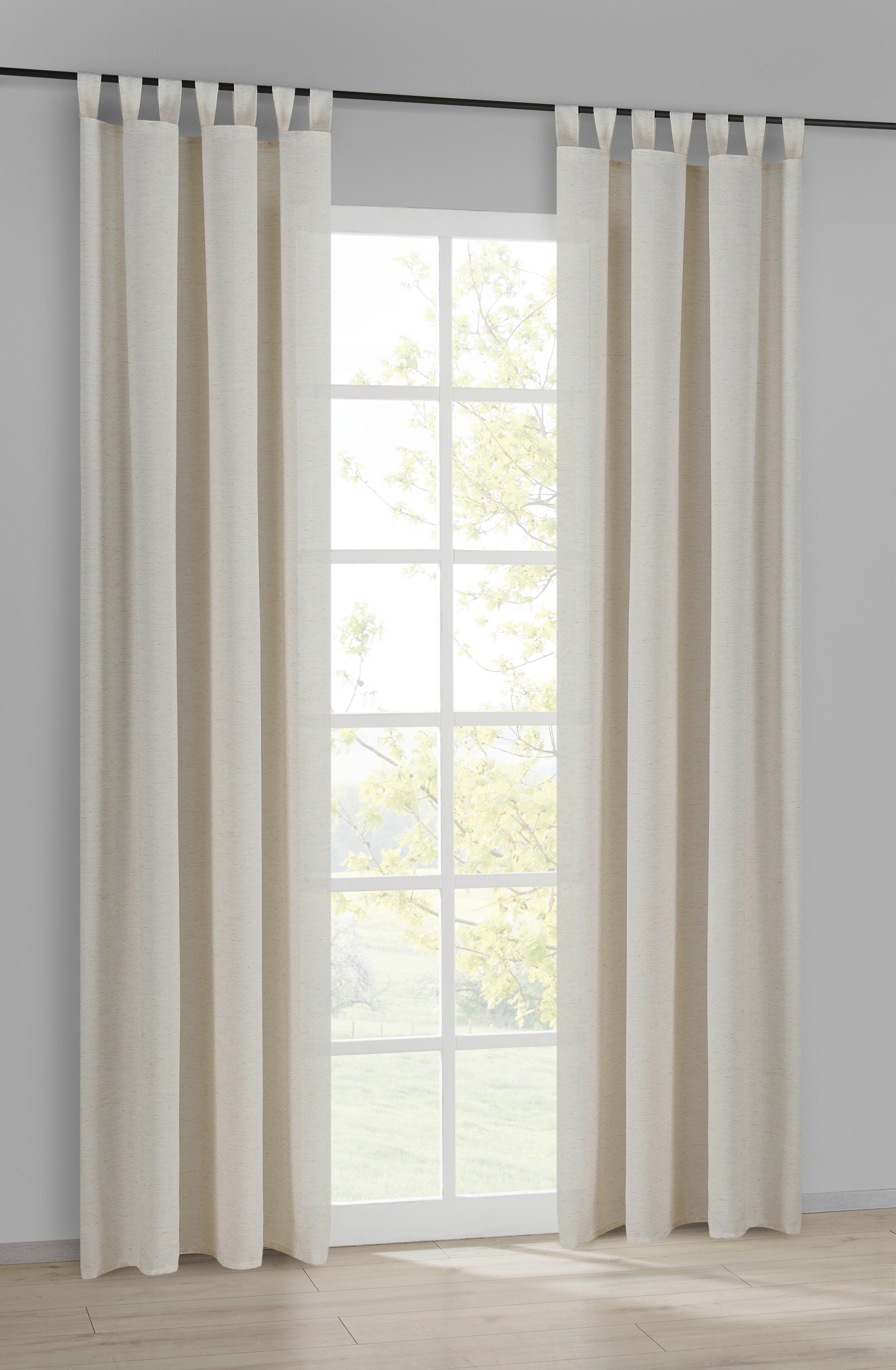 Kombivorhang Nature natur B/L: ca. 135x235 cm Nature - natur (135,00/235,00cm) - POCOline