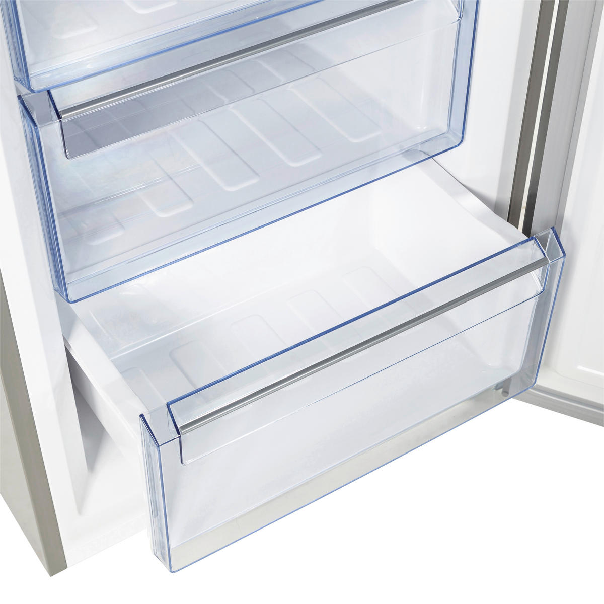 POCOline Kühl-/Gefrierkombination KGK185-323CIXD Inox B/H/T: ca. 60x185x67 cm Kühl-/Gefrierkombi KGK185-323 CIXD - Inox (60,00/185,00/67,00cm) - POCOline