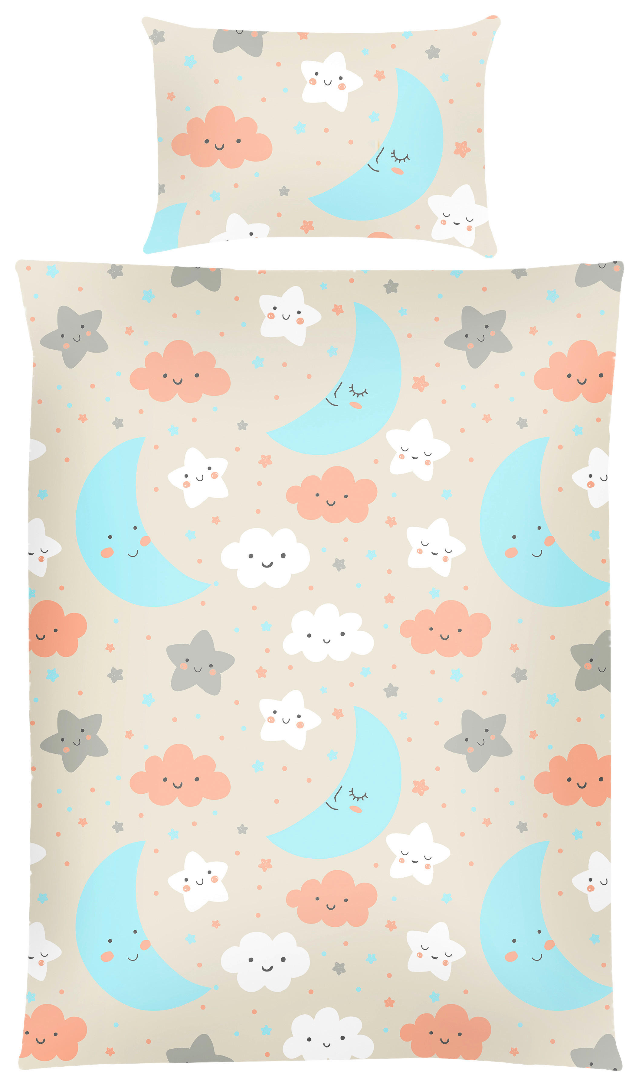 Renforce Bettwäsche Renforce Bettwäsche_Renforce Mond 100x135cm - Multi (100,00/135,00cm)