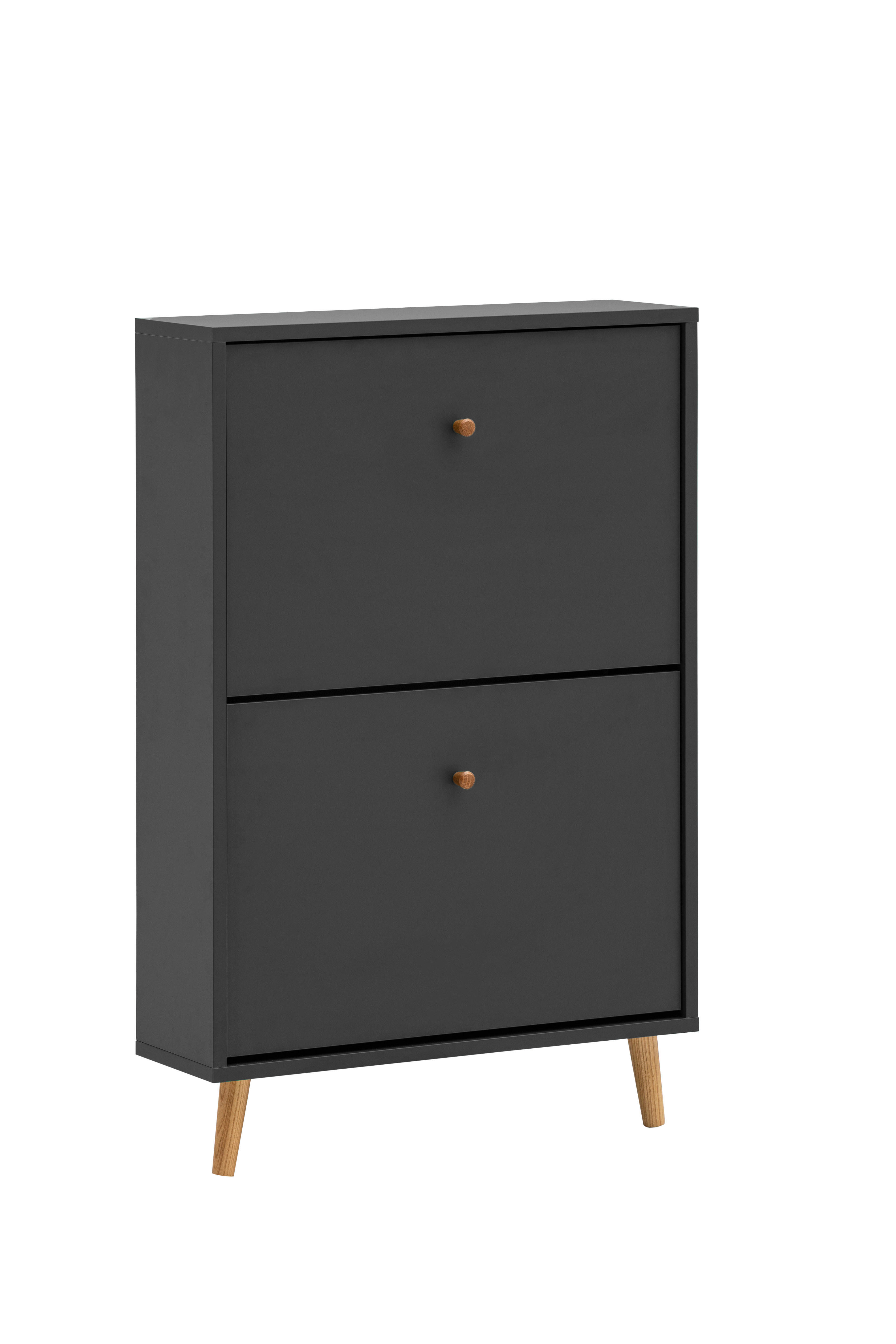 Schuhkipper Bjarne anthrazit B/H/T: ca. 59,8x92,2x20 cm Bjarne - anthrazit (59,80/92,20/20,00cm) - Möbelpartner