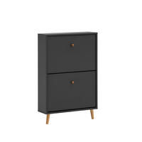 Schuhkipper Bjarne anthrazit B/H/T: ca. 59,8x92,2x20 cm Bjarne - anthrazit (59,80/92,20/20,00cm) - Möbelpartner