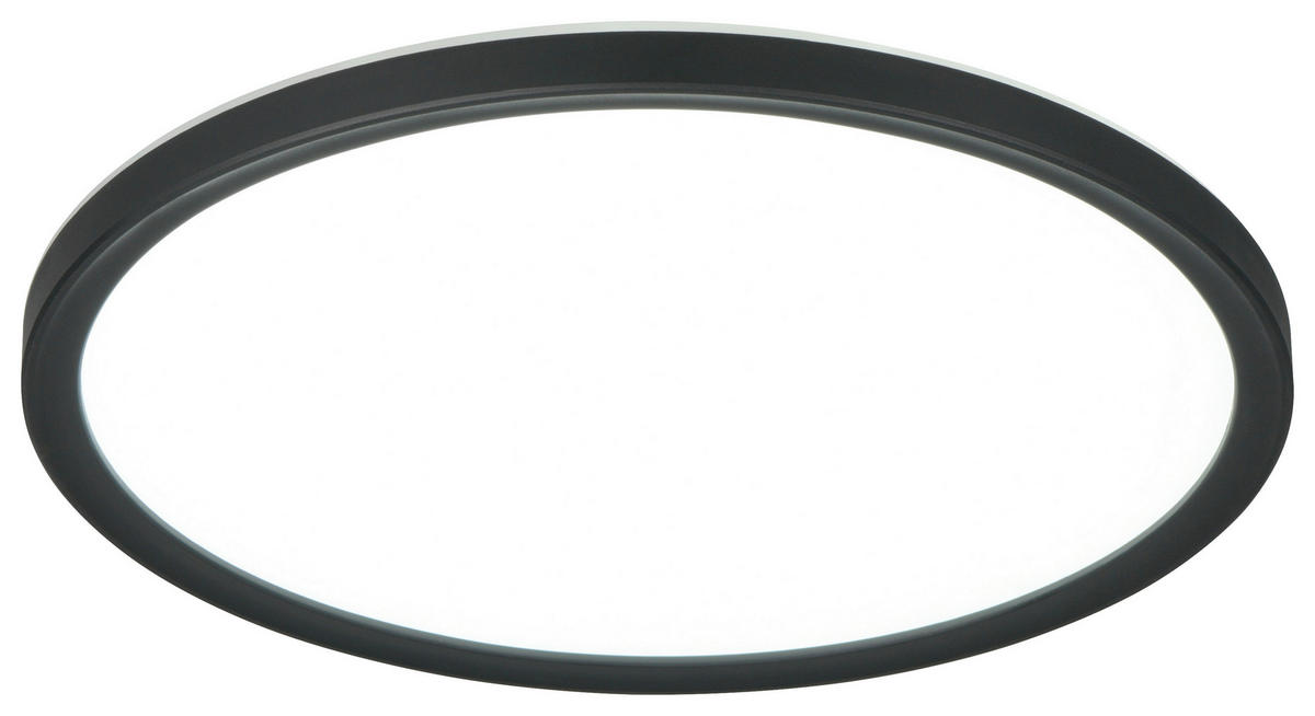 Reality Leuchten LED-Deckenleuchte schwarz Kunststoff B/H: ca. 29x3 cm LED-Deckenleuchte_Joko - schwarz (29,00/3,00cm) - Reality Leuchten