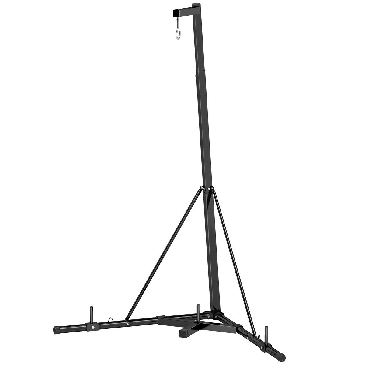 SPORTNOW Boxsackständer schwarz Stahl B/H/L: ca. 90x225x170 cm Boxsackständer - schwarz (170,00/90,00/225,00cm) - SPORTNOW