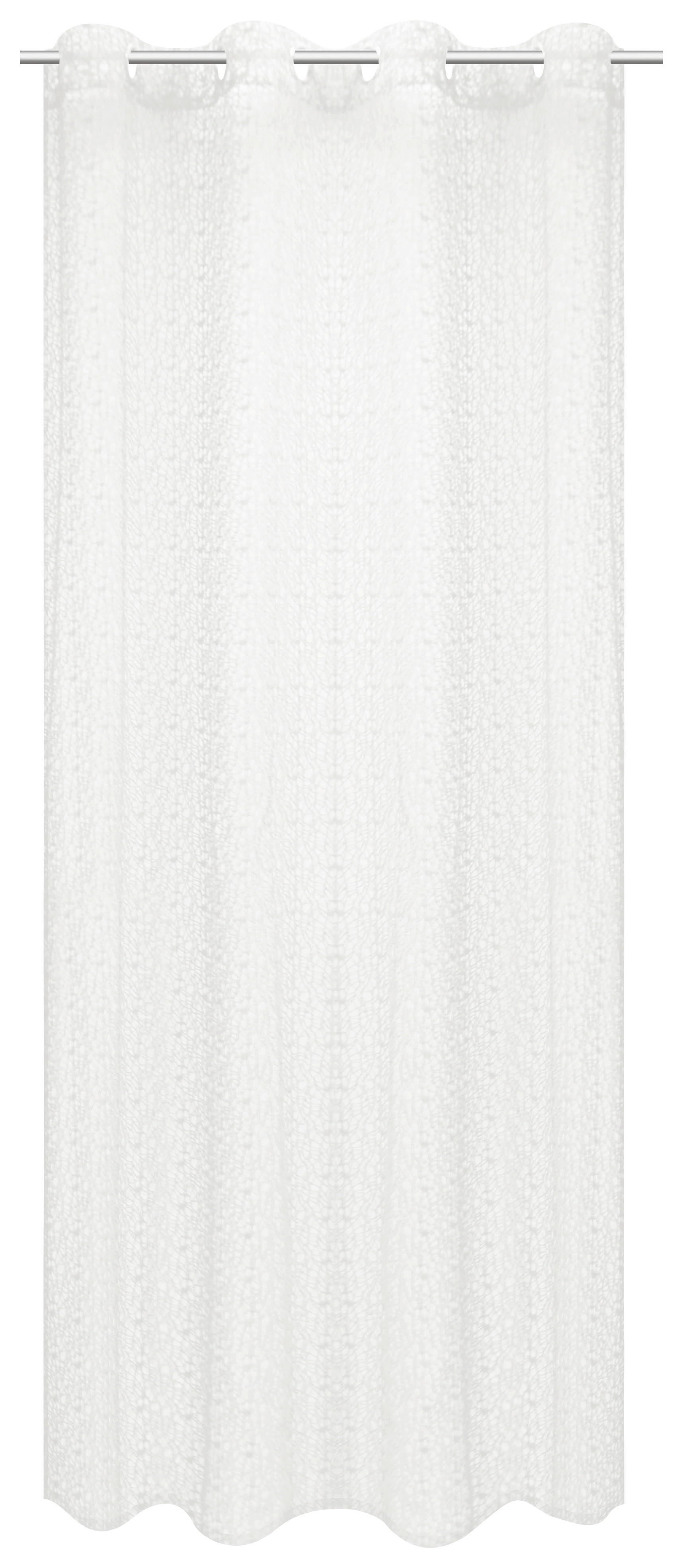 Thumbnail - ACUS design collection Ösenvorhang Spider weiß B/L: ca. 140x245 cm