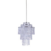 Näve Leuchten Pendelleuchte 7013831 transparent Metall Kunststoff B/H/T: ca. 32x43x32 cm E27 1 Brennstellen Lina - transparent (32,00/43,00/32,00cm) - Näve Leuchten